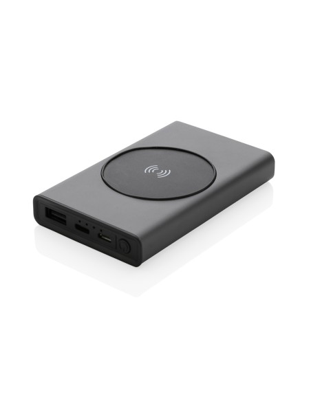 Powerbank wireless 5W da 5000 mAh in alluminio RCS Terra